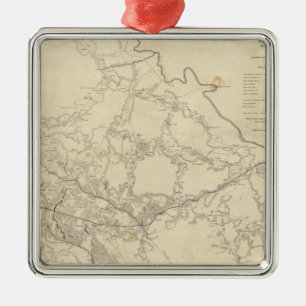 Ornamento De Metal Casa branca à aterragem de Harrisons