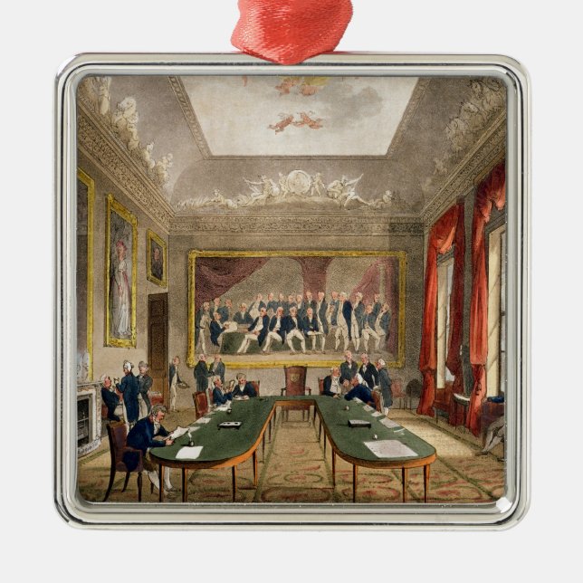 Ornamento De Metal Casa da trindade (Frente)