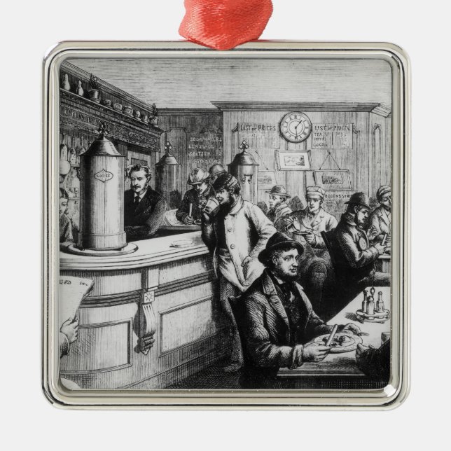 Ornamento De Metal Casa do café, Clerkenwell (Frente)