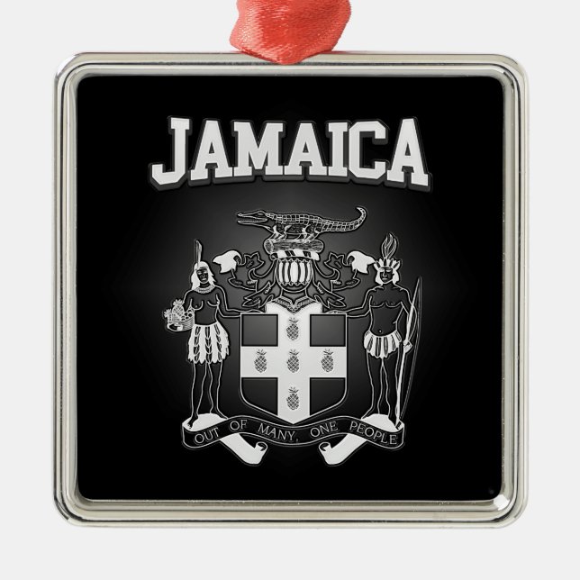 Ornamento De Metal Casaco de armas da Jamaica (Frente)