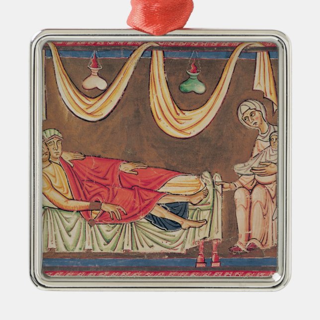 Ornamento De Metal Casamento de Hosea e da prostituta (Frente)