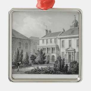 Ornamento De Metal Casas no quadrado dos cirurgiões, Edimburgo