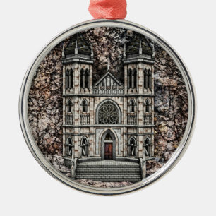 Ornamento De Metal Castelo