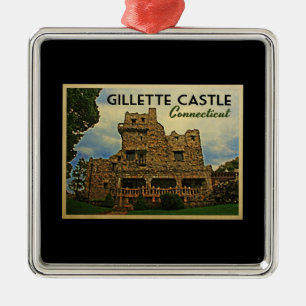 Ornamento De Metal Castelo Connecticut de Gillette