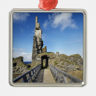 Ornamento De Metal Castelo Sinclair Girnigoe, Wick, Caithness, 2