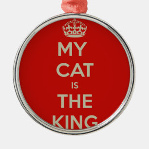 Ornamento De Metal Cat Qoute