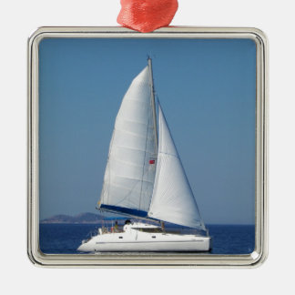 Ornamento De Metal Catamaran Catchup
