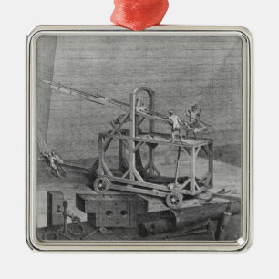 Ornamento De Metal Catapulta