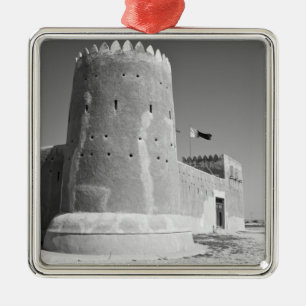 Ornamento De Metal Catar, Al Zubarah. Forte de Al-Zubarah (c.1938) ag