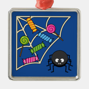Ornamento De Metal Catcher Spider