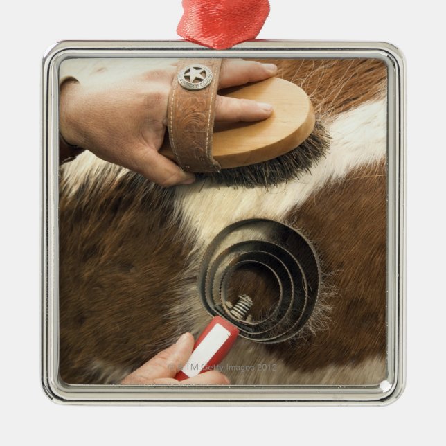 Ornamento De Metal Cavalo da preparação (Frente)