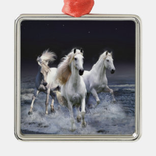 Ornamento De Metal Cavalos travesseiros decorativos