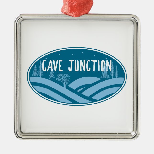 Ornamento De Metal Cave Junction Oregon Outdoors (Frente)
