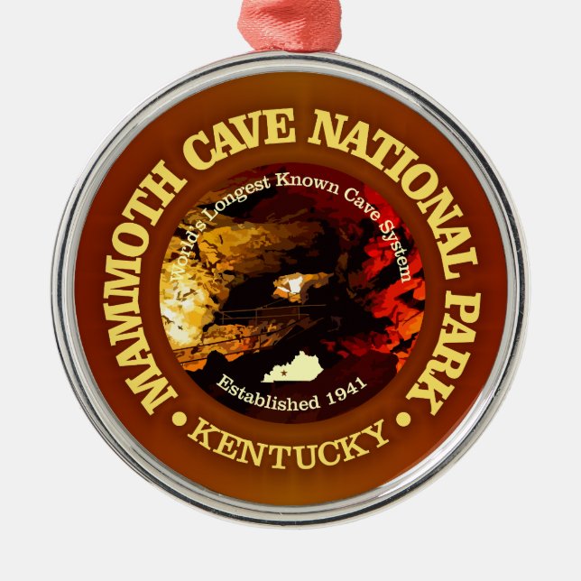 Ornamento De Metal Cave Mammoth NP2 (Frente)