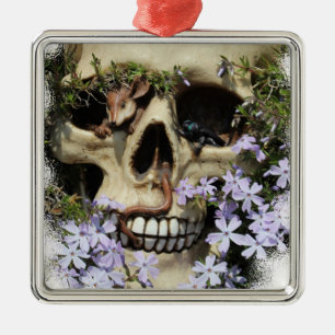 Ornamento De Metal Caveira - Gothic, alfaia/