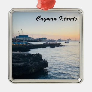 Ornamento De Metal "Cayman Islands Sunset"