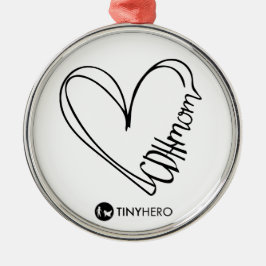 Ornamento De Metal CDH Mãe Ornament