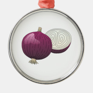 Ornamento De Metal Cebola