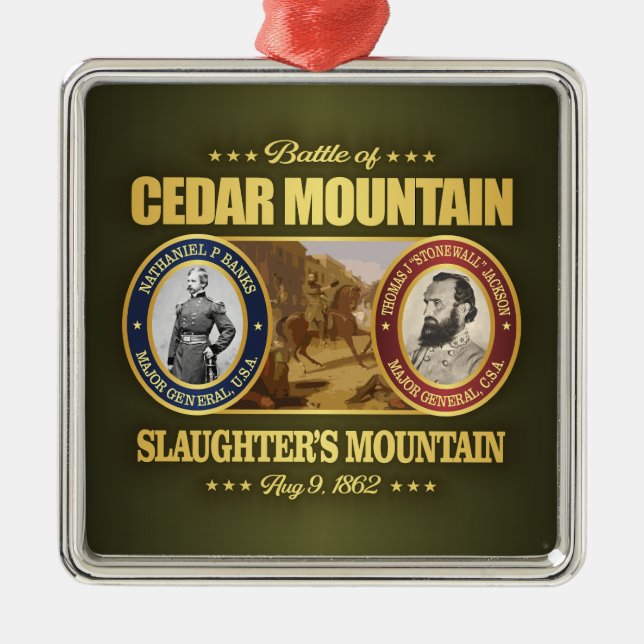 Ornamento De Metal Cedar Mountain (FH2) (Frente)