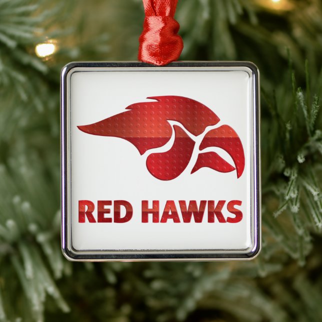 Ornamento De Metal Cedar Primavera Red Hawks #5 (Árvore)
