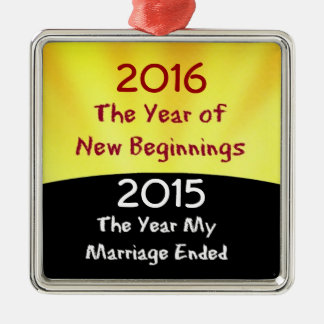 Ornamento De Metal Celebrar o Divórcio