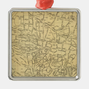 Ornamento De Metal Cemitério de madeira verde