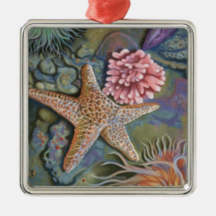 Ornamento De Metal Cena de MaineTidepool