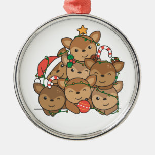 Ornamento De Metal Cerâmica de Natal de Árvore Engraçada de Animais