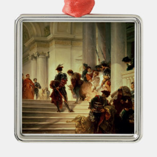 Ornamento De Metal Cesare Borgia que deixa o vaticano