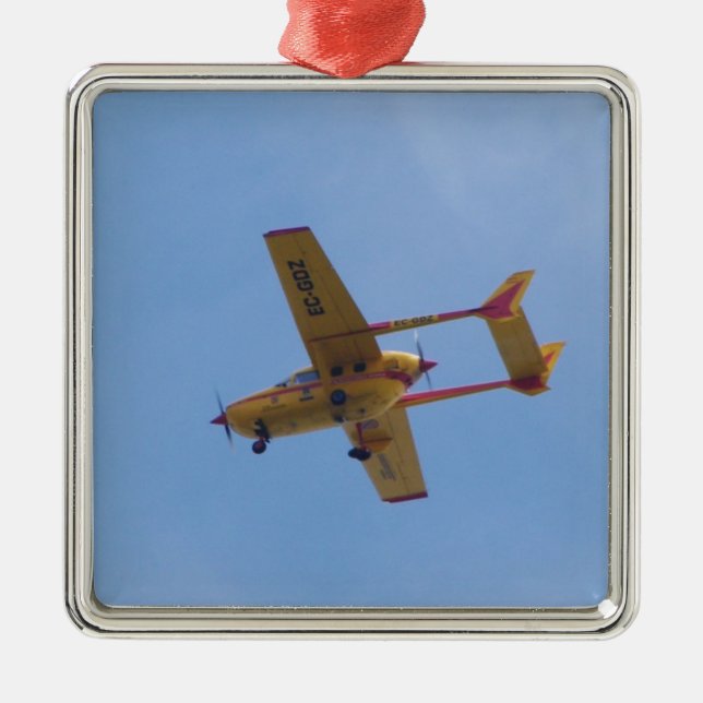 Ornamento De Metal Cessna 337G Super Skymaster (Frente)