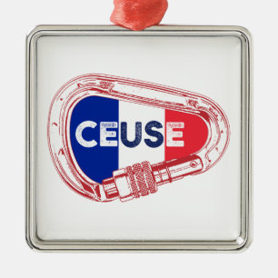 Ornamento De Metal Ceuse France Rock Escalbing Carabiner