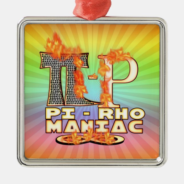 Ornamento De Metal CHALAÇA Maniac do Pi-Ró (PYROMANIAC) PRETENDIDA (Frente)