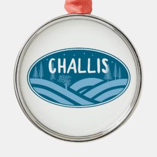 Ornamento De Metal Challis Idaho ao Ar Livre