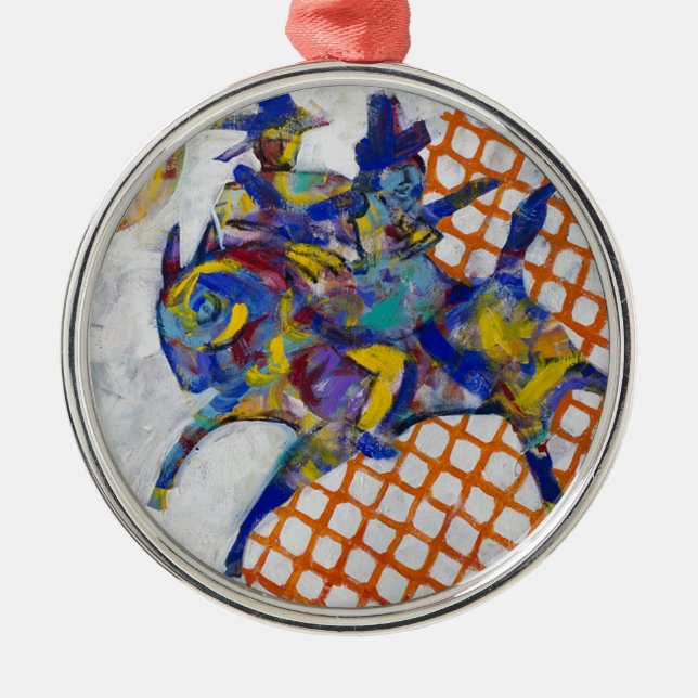 Ornamento De Metal Chamada de Heyoka (Frente)