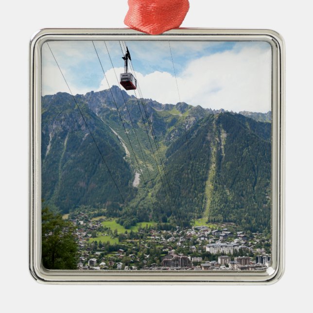 Ornamento De Metal Chamonix - França (Frente)