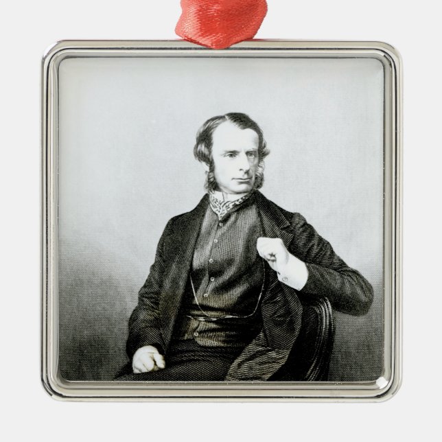 Ornamento De Metal Charles Kingsley (Frente)