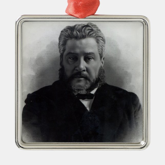 Ornamento De Metal Charles reverendo Haddon Spurgeon (Frente)