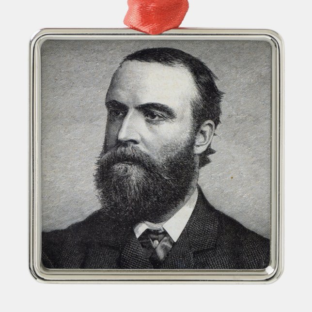 Ornamento De Metal Charles Stewart Parnell (Frente)