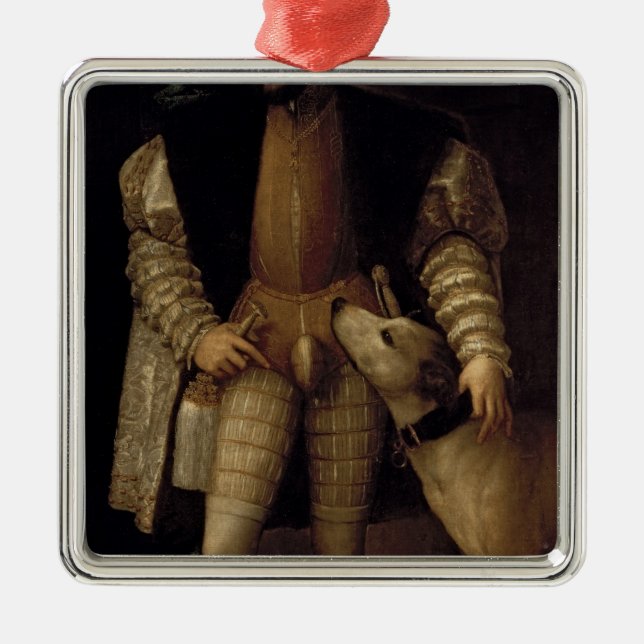 Ornamento De Metal Charles V (Frente)