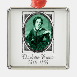 Ornamento De Metal Charlotte Brontë