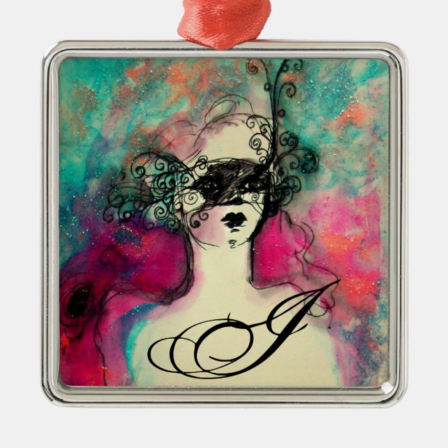 ORNAMENTO DE METAL CHARM MONOGRAM (Frente)