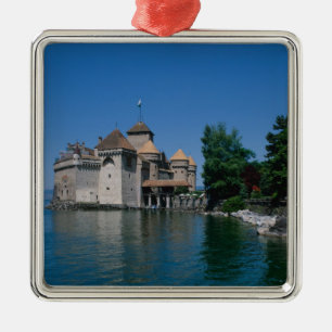 Ornamento De Metal Chateau Chillon, Lago Genebra, Cantão de Vaud,
