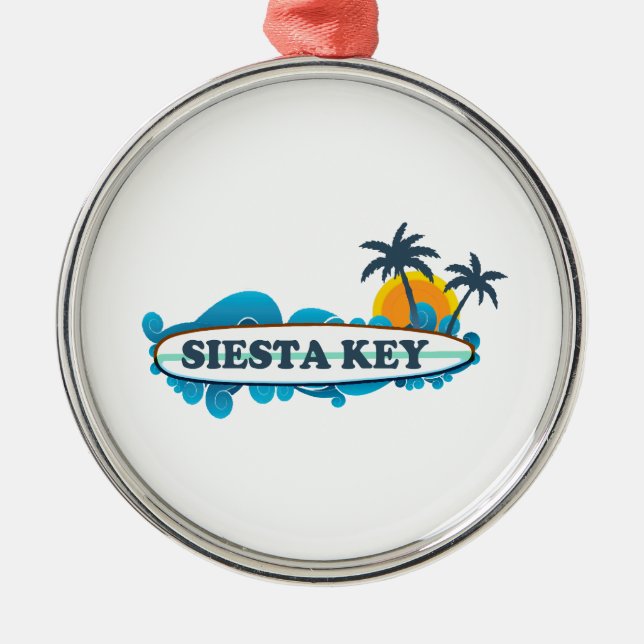 Ornamento De Metal Chave do Siesta (Frente)