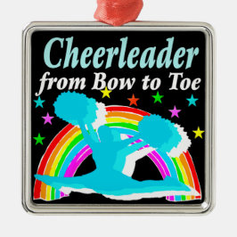 ORNAMENTO DE METAL CHEERLEADER DE ARCO PARA TOM