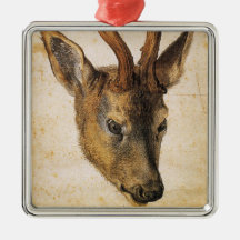 Chefe de Stag (Wild Animal) (por Albrecht Durer)