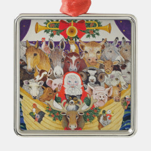 Ornamento De Metal Chegada do Natal