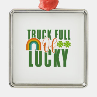Ornamento De Metal Cheio De Caminhão De Sorte