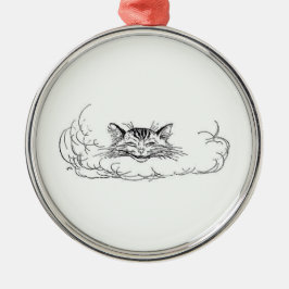 Ornamento De Metal Cheshire Cat (Alice no País das Maravilhas)