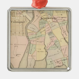 Ornamento De Metal Chester ocidental, Schuylerville, New York