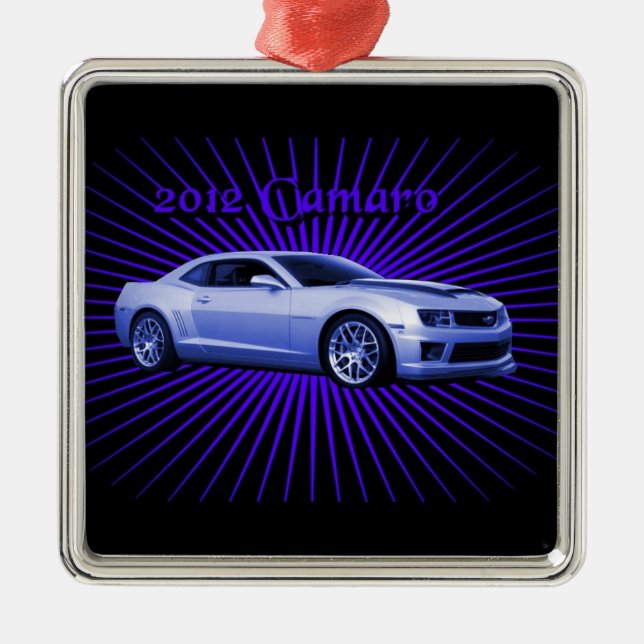 Ornamento De Metal Chevy: Camaro 2012 (Frente)
